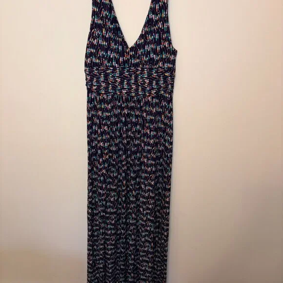 Lilly Pulitzer Sloane Maxi Dress in Oh Buoy - size Large - Strechy Soft Nautical - Picture 3 of 8